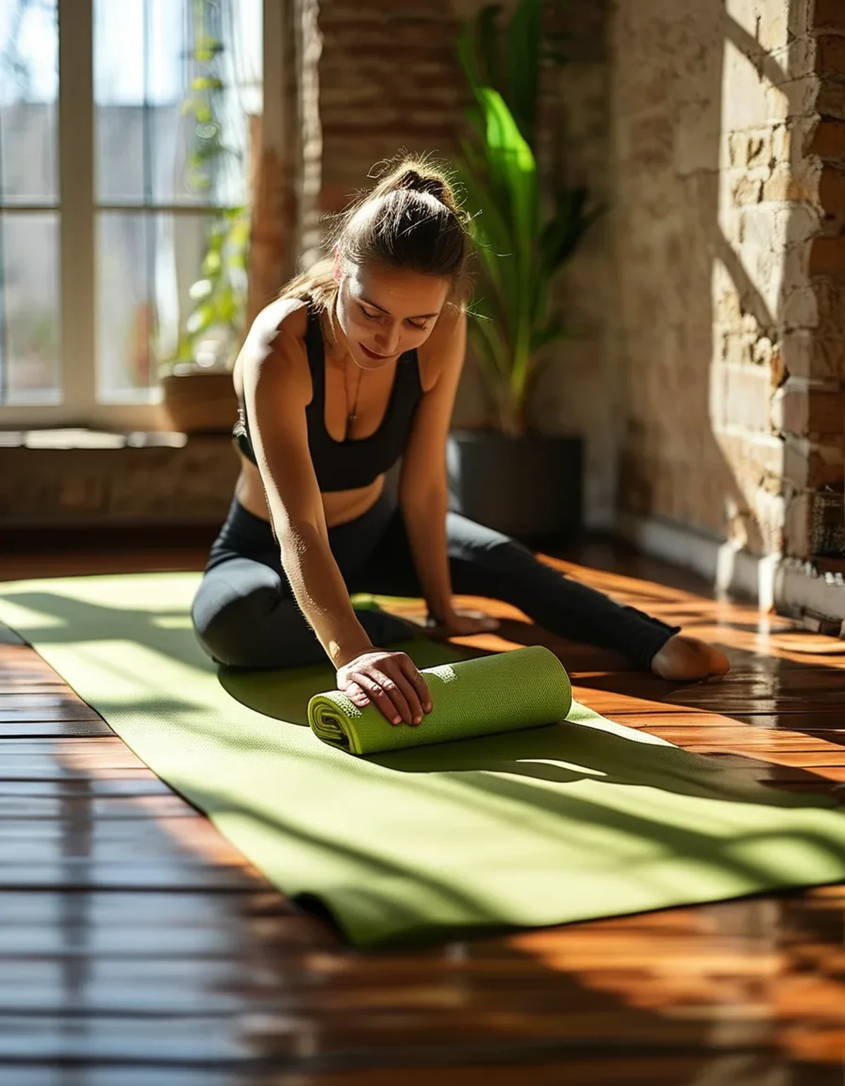 New Yoga Mats Are Slippery on Purpose - Here's How to Break One In