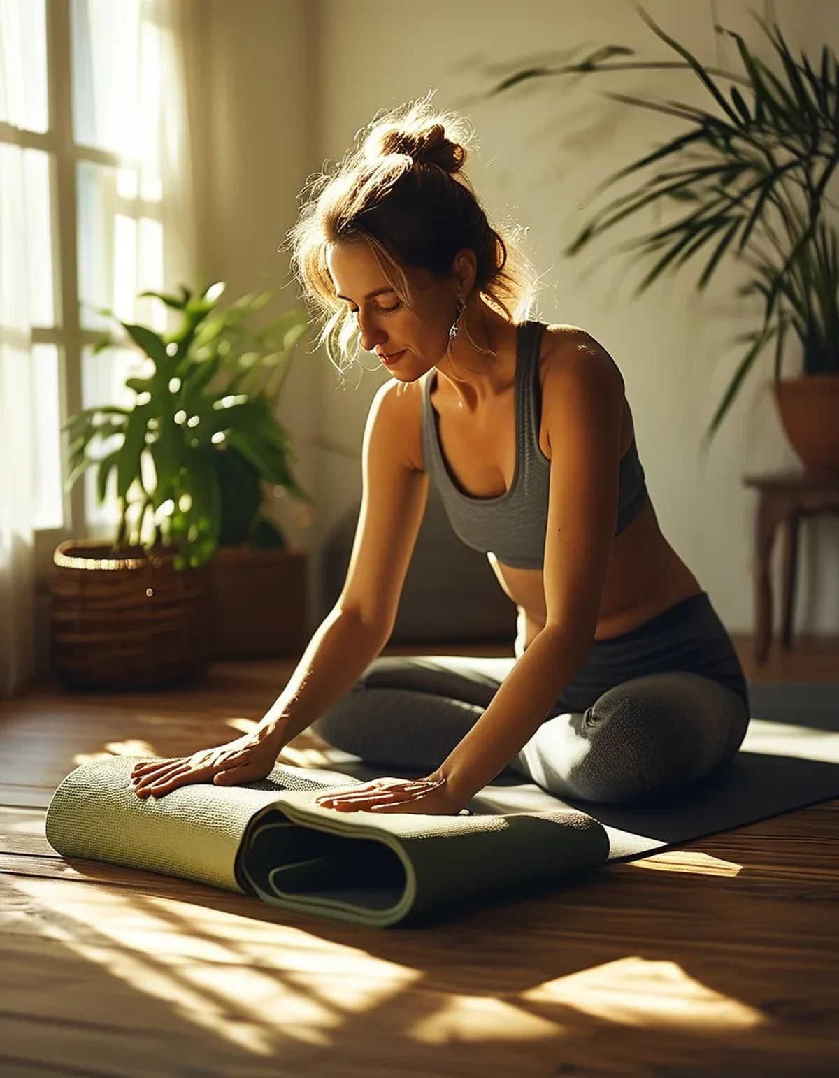 New Yoga Mats Are Slippery on Purpose - Here's How to Break One In